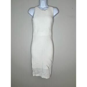MICHAEL KORS white bodycon bandage dress
